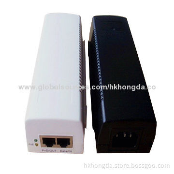 High Power POE Injector, compatible with IEEE 802.3af